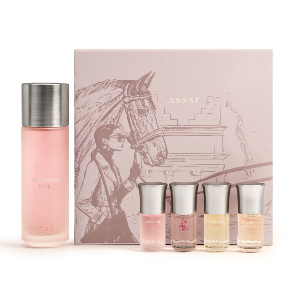 Arrogate Pink Set - 200 ml Perfume + 4 x 10 ml Mini Perfumes