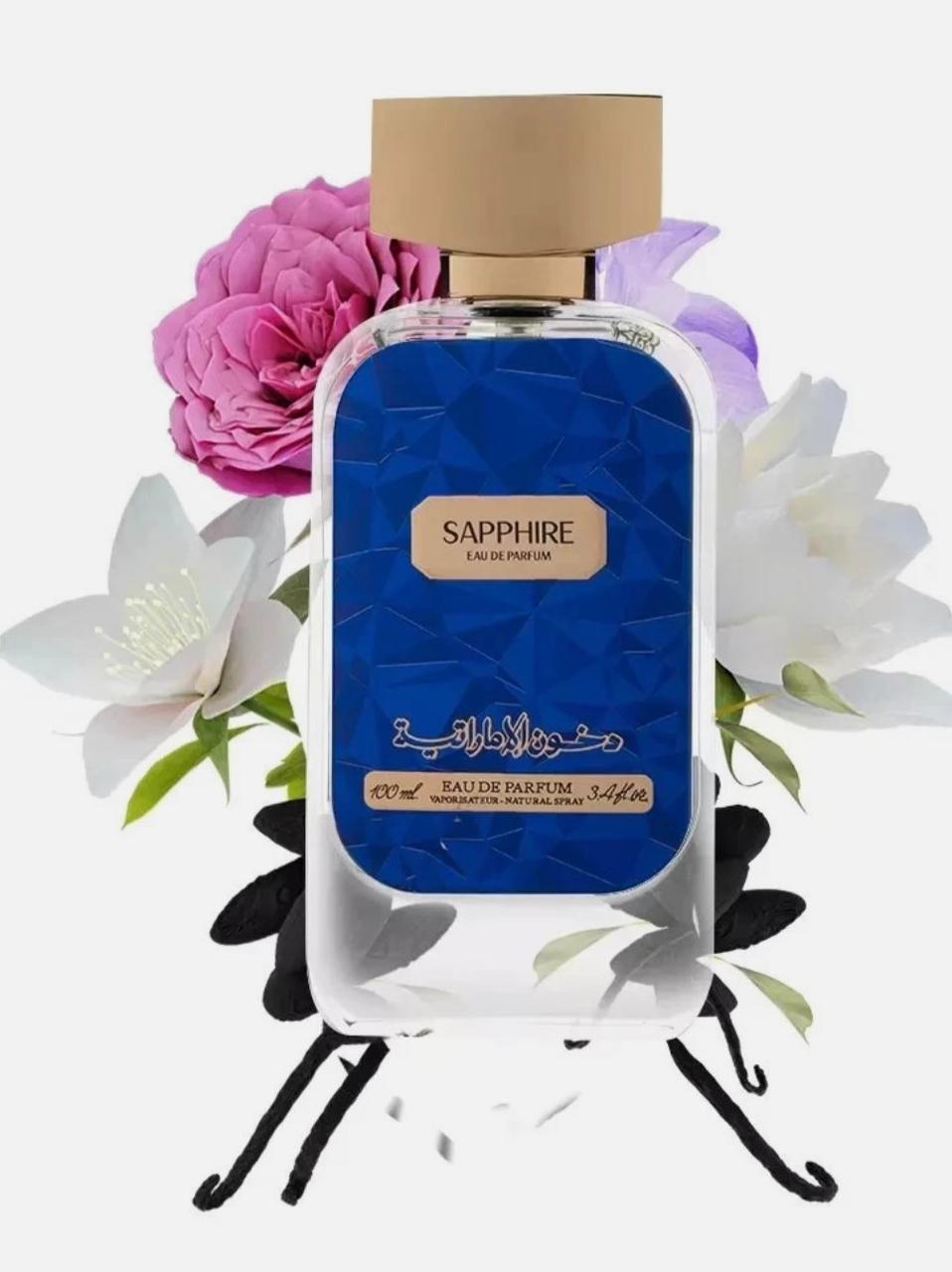 عطر سافاير : نوتات المسك والسوسن - 100 مل